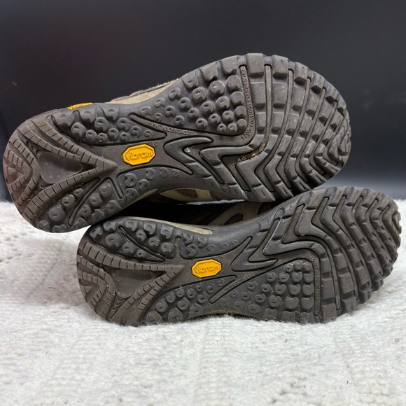 Merrell Hiking Sneaker Brown Pink Vibram Soles Women’s 7 Outdoor Mountain Wear - Picture 5 of 7
